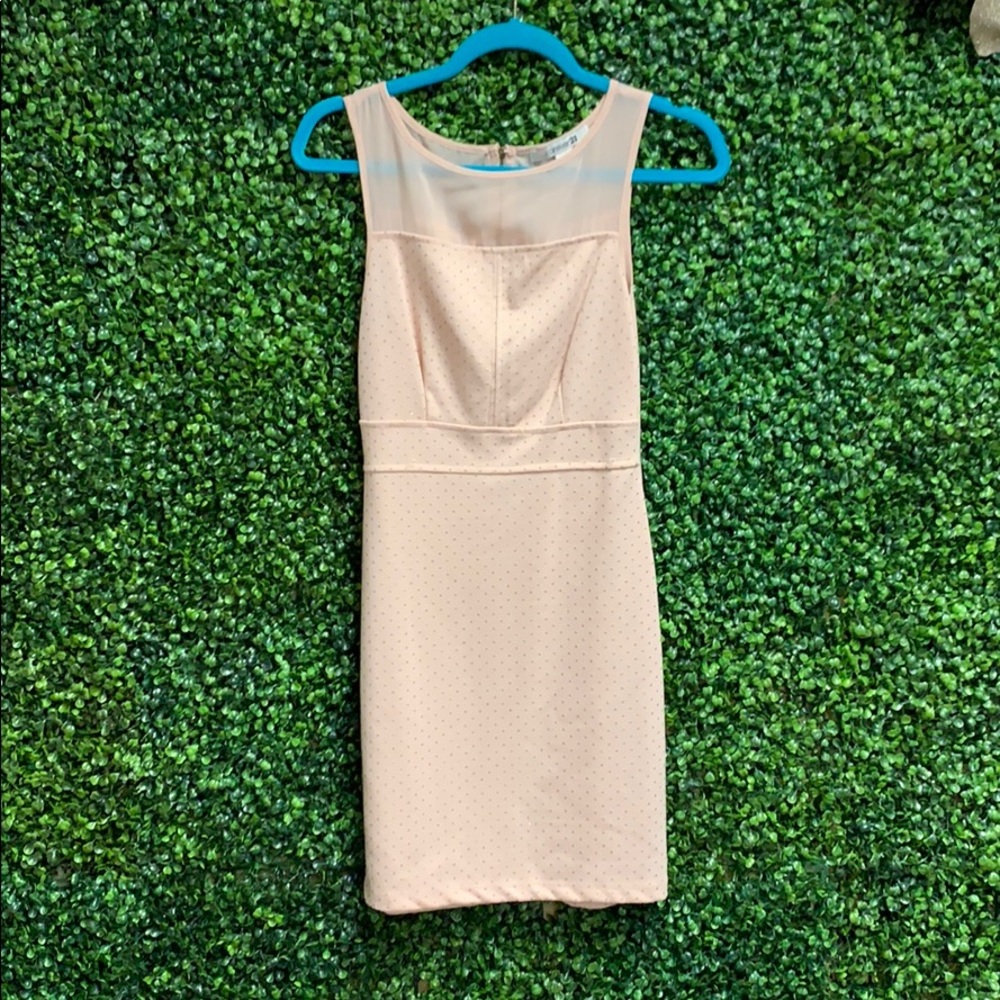 Casual pink dress